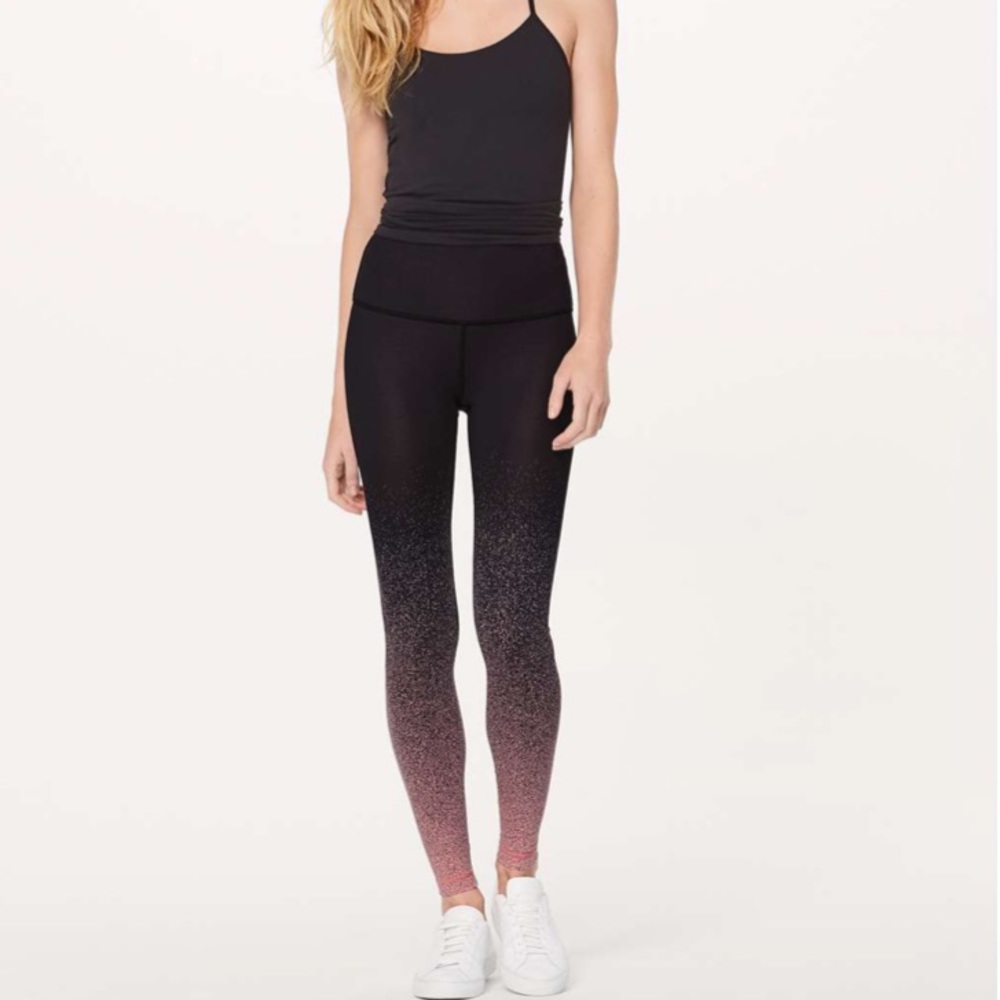 Lululemon wunder under ombré sparkle